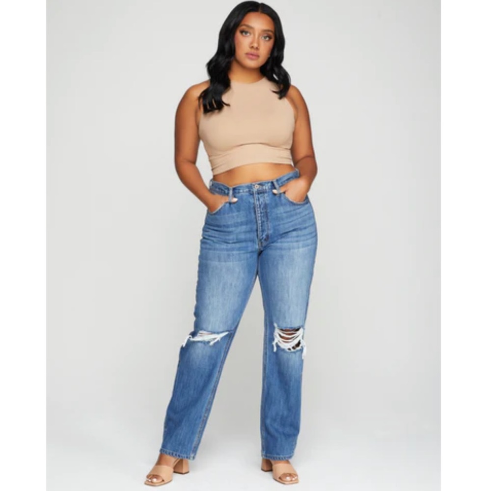 Vici High Rise 90s Distress Jeans